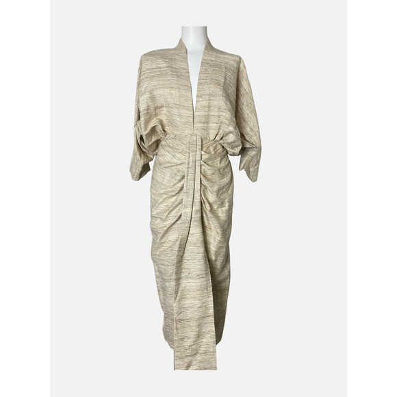 Piece of White Audrey Dress in Beige - Picture 2 of 11